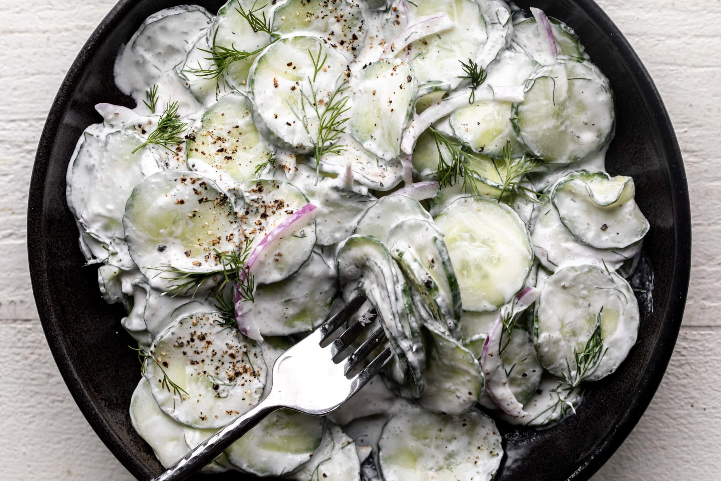 Creamy Cucumber Salad