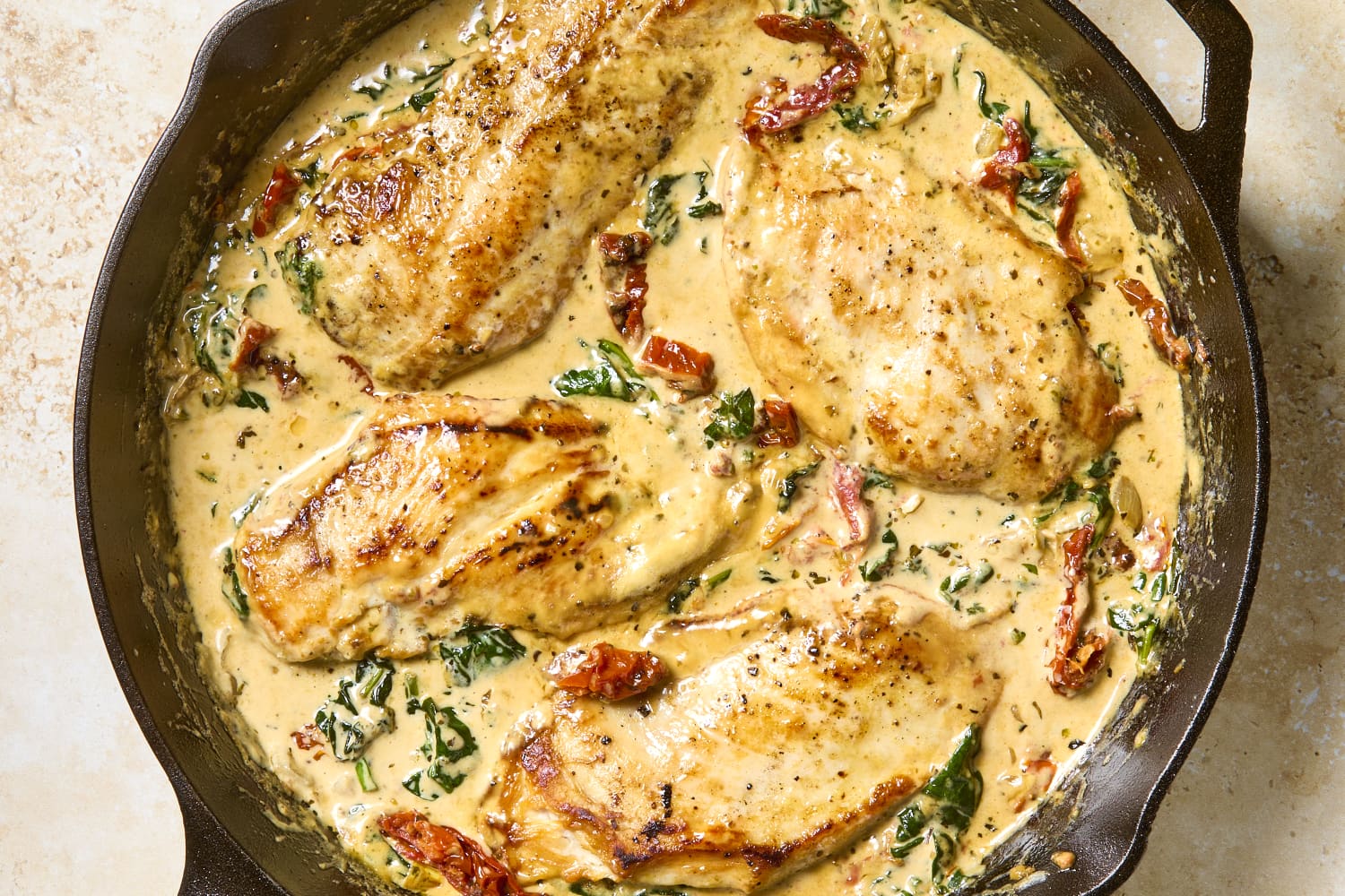 Slow Cooker Tuscan Chicken