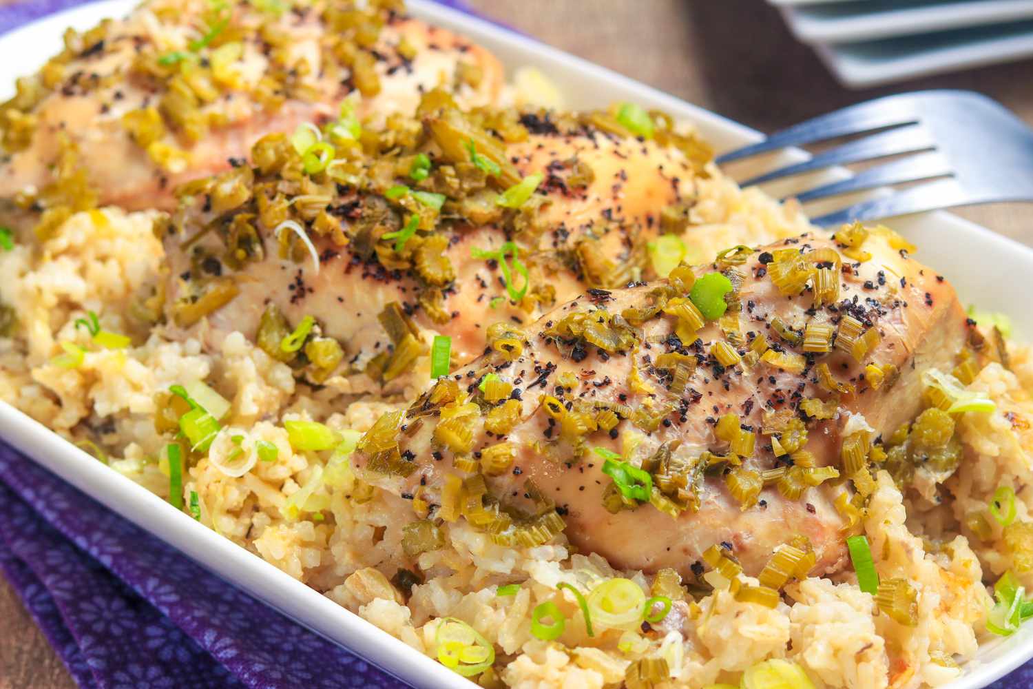 Slow Cooker Chicken and Rice
